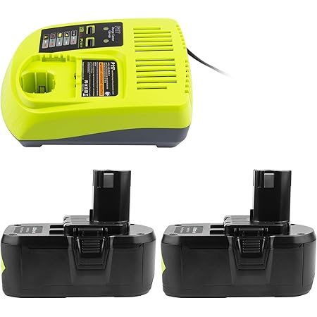 2 Batterie Litio Ryobi 18V 5000mAh - Ricambio Compatibile Con P102, P103, BPL-1815 E Altri Modelli, Con Indicatore LED - Foto 7