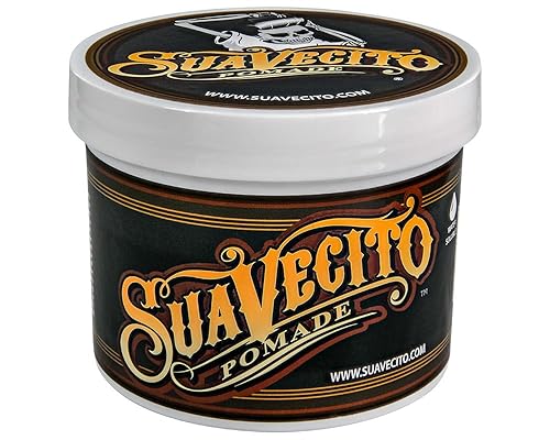 Miniatura 10 de Suavecito Pomada para hombres – Brillo medio a base de agua, paquete de cera como escamas todo el día, peinados de gel sin cabello, fácil de lavar