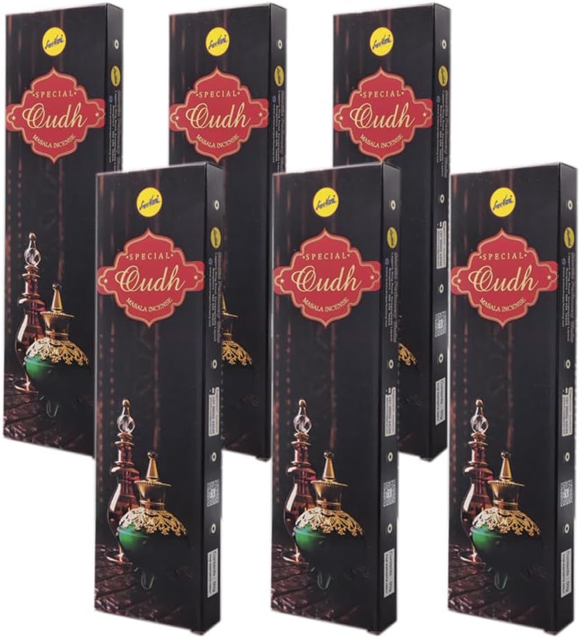 Special Oudh Incense Sticks for home and office 50g (Pack of 6, Special Oudh Cambodian)