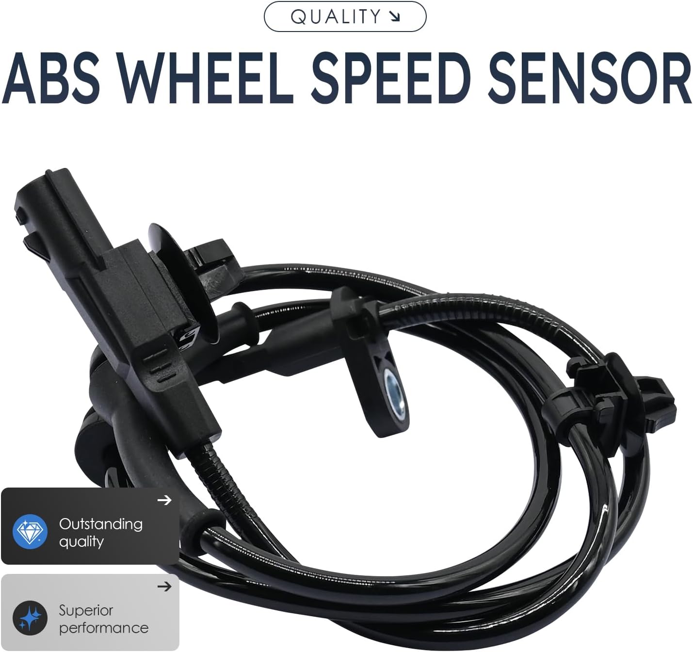 2Pcs Front Left and Right Abs Wheel Speed Sensor Compatible with Nissan Versa Note 479101Ha0A Als2782 Sedan 12 13 14 15 16 17 18 19 2012 2013 2014 2015 2016 2017 2018 2019