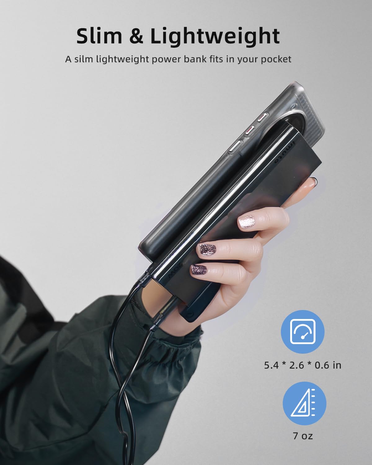 imuto portable charger x6