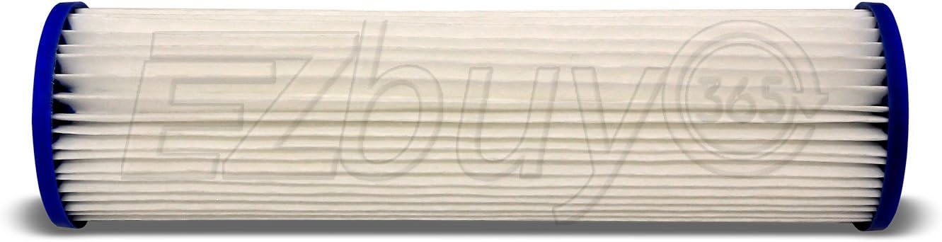 Pleated Sediment Water Filter Cartridge 9.87”x 2.5” Amplified Surface Area, Removes Sand, Dirt, Rust, Extended Filter Life WELL-MATCHED with WHKF-WHPL, 801-50, WB-50W, WFPFC3002, SPC-25-1050 (50 Pack)
