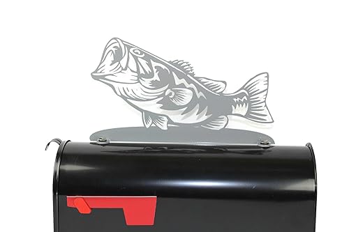 Miniatura 9 de Hobby, Recreation and Career Style Metal Powder Coated Mailbox Topper (Bulldozer, Matte Black)