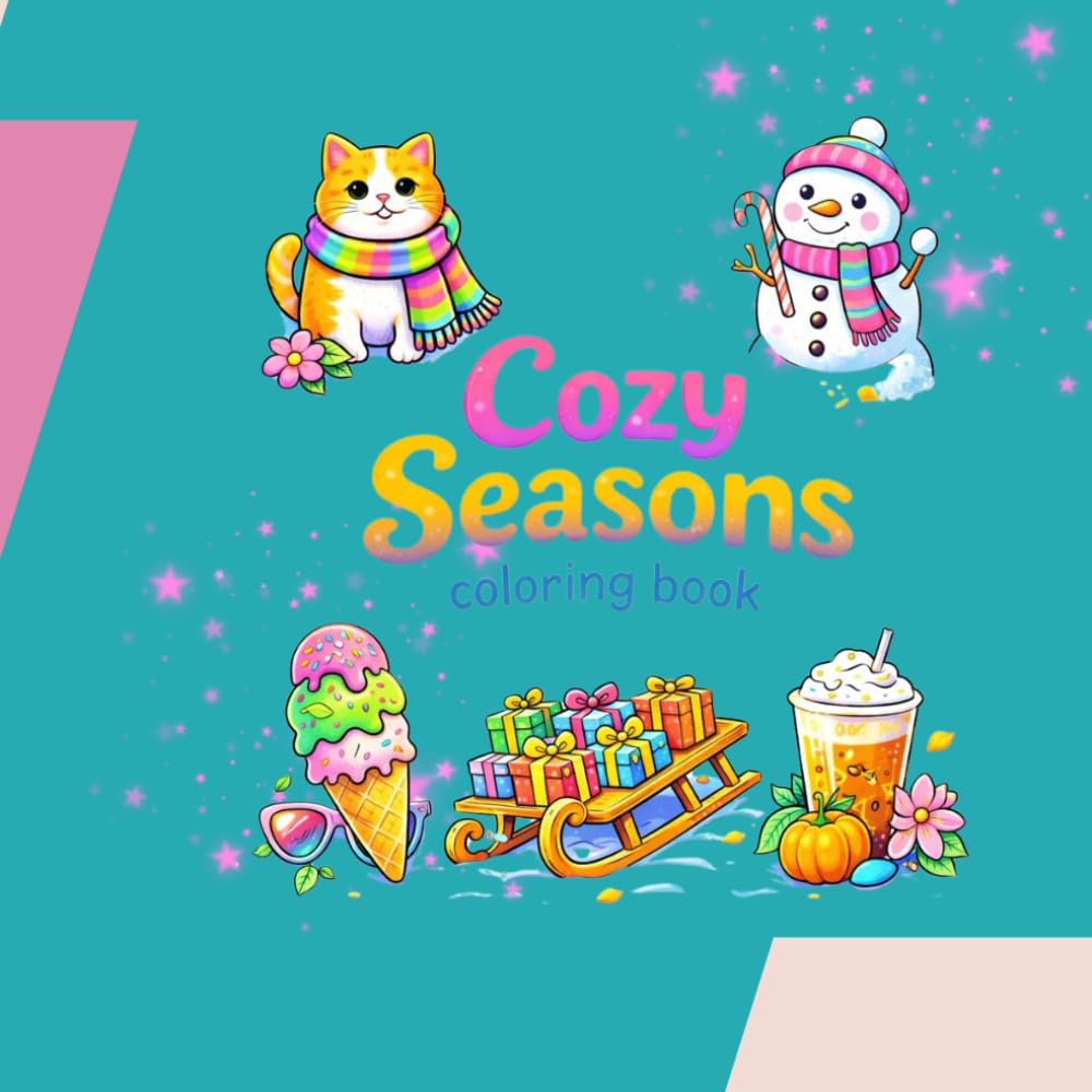 Cozy Seasons: Coloring book