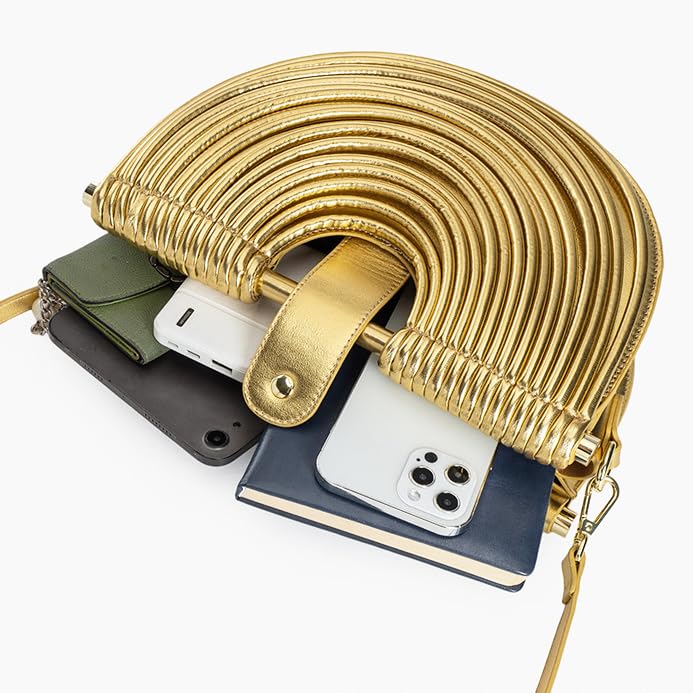 Handwoven Bread Women's Evening Clutch Top Handle Bag Shoulder Crossbody Creative Noodle Purses Satchel Handbag4