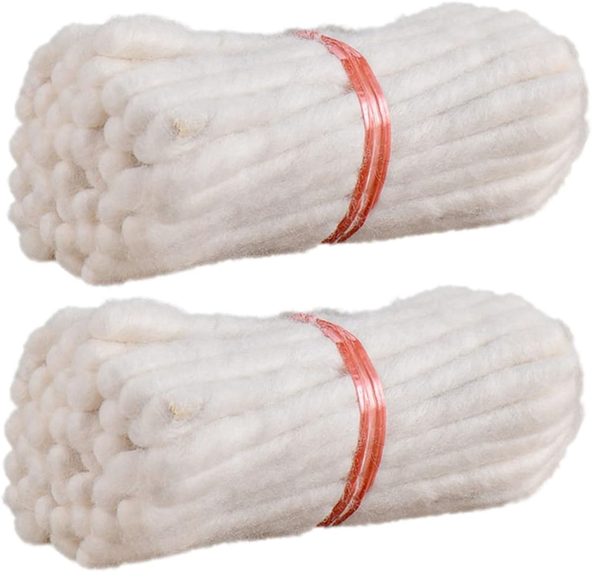Cabilock 6sets Cotton Wicks for Oil Lamps and Lanterns Sacrificial Butter Lamp Wicks for Candle Making and Home Lighting