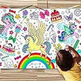 JUNQIU Unicorn Coloring Table...