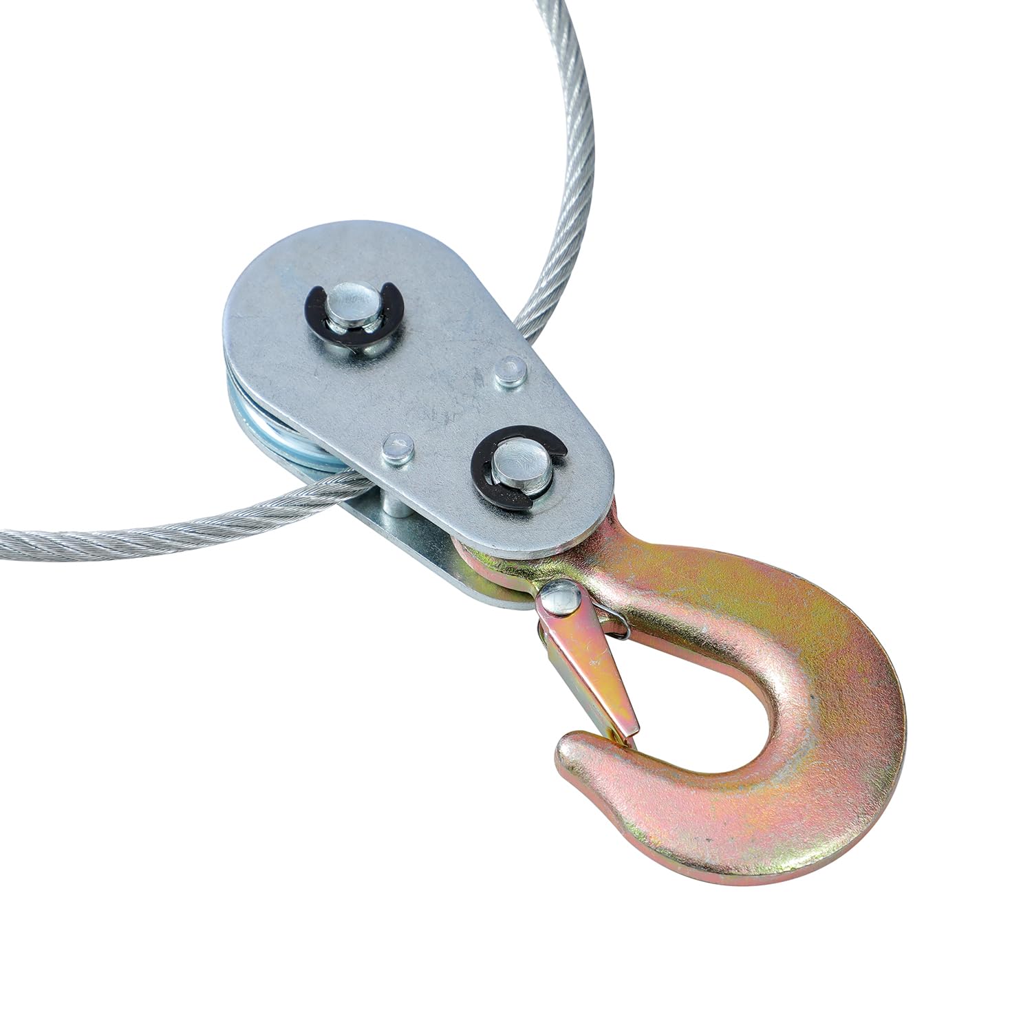 KATSU Tools Cabrestante de Cable con Trinquete Reforzado, Capacidad 5 Toneladas, Cable de Acero 3.5m x 6.3mm, 3 Ganchos de Acero, Sistema de Doble Engranaje, para Remolques y Rescate de Vehículos