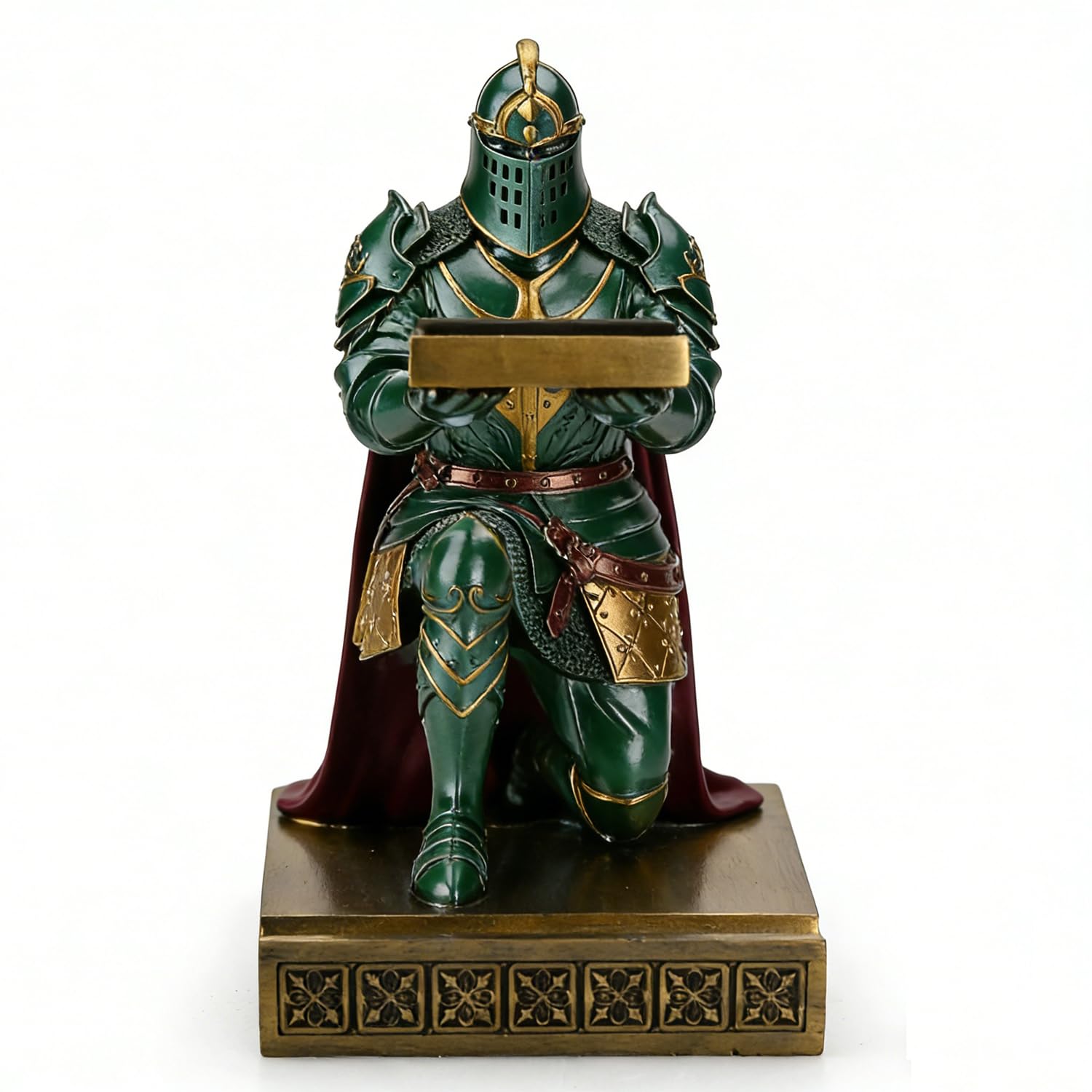 King's Guard Présentoir pour montres, lunettes, bijoux, bracelets, colliers - En résine - Pour bureau et maison - Vert
