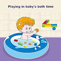 Vista 5 de Bloques de construcción de espuma para niños pequeños de 2 a 4 años, 41 bloques apilables suaves de EVA, juego de juguetes de espuma de baño