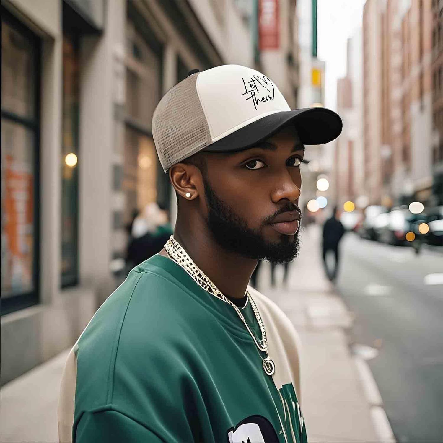 Let Them Trucker Hat Women Funny Mesh Hats for Summer - Image 8