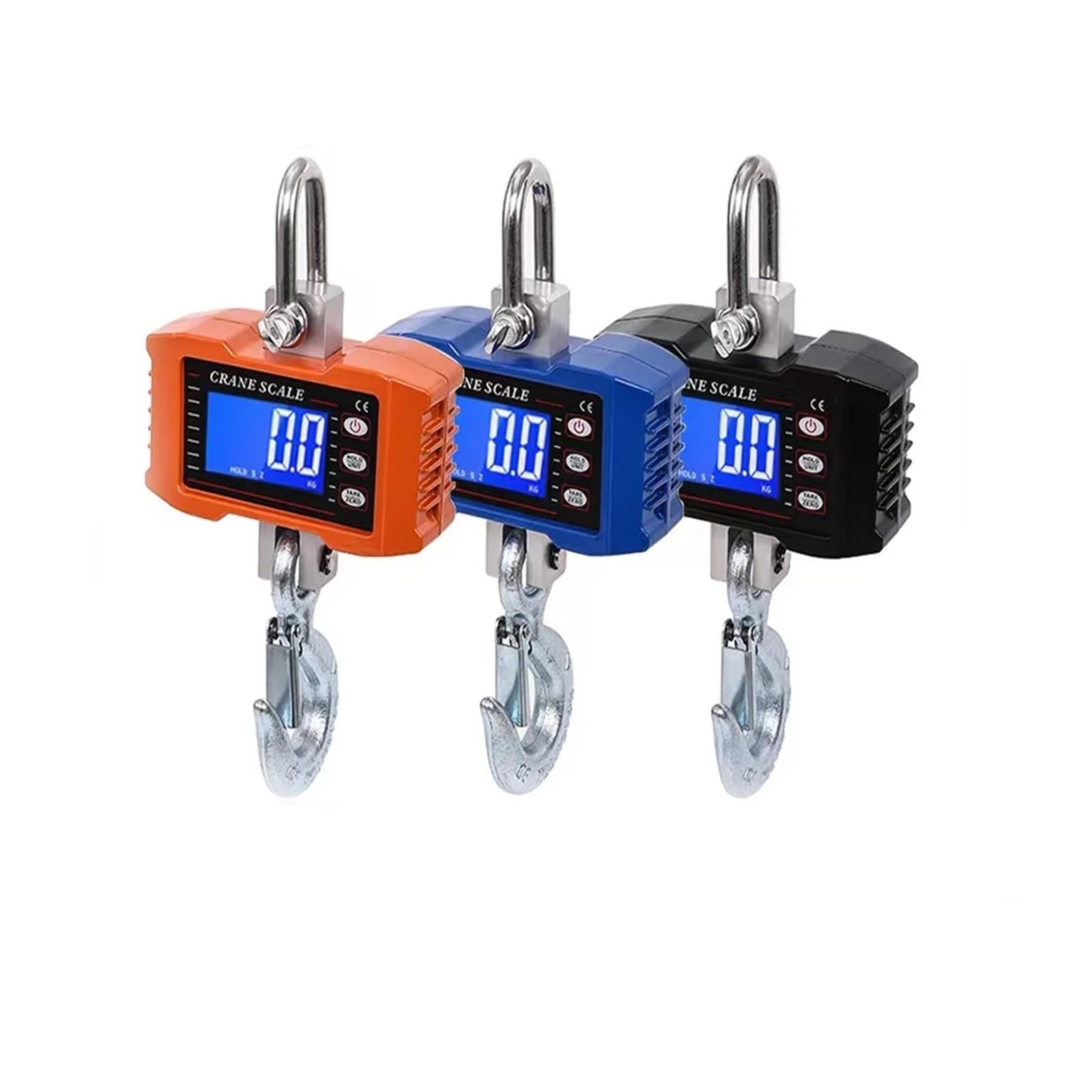 Escala colgante, 1000kg300kg500kg1T Báscula digital colgante para grúa | Incluye mando inalámbrico para almacenes, talleres y pesaje industrial.