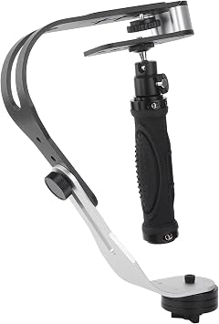 with Handle Aluminum for Smartphone, Pro Handheld Video DSLR Camera Stabilizer, Camcorder, Digital SLR Camera, DV or Any Camera, Steady Glide