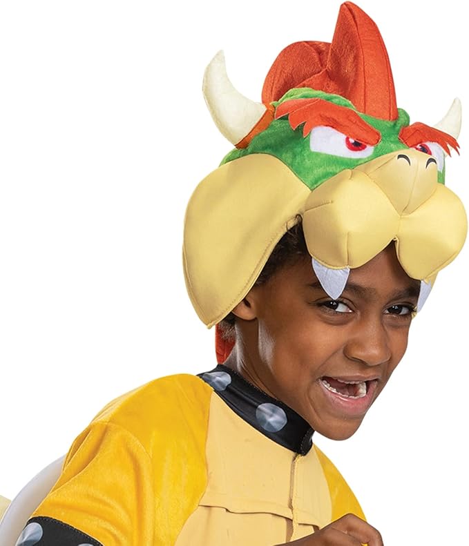 Disfraz de Bowser para niños, Super Mario, Talla 7-8 miniatura 4