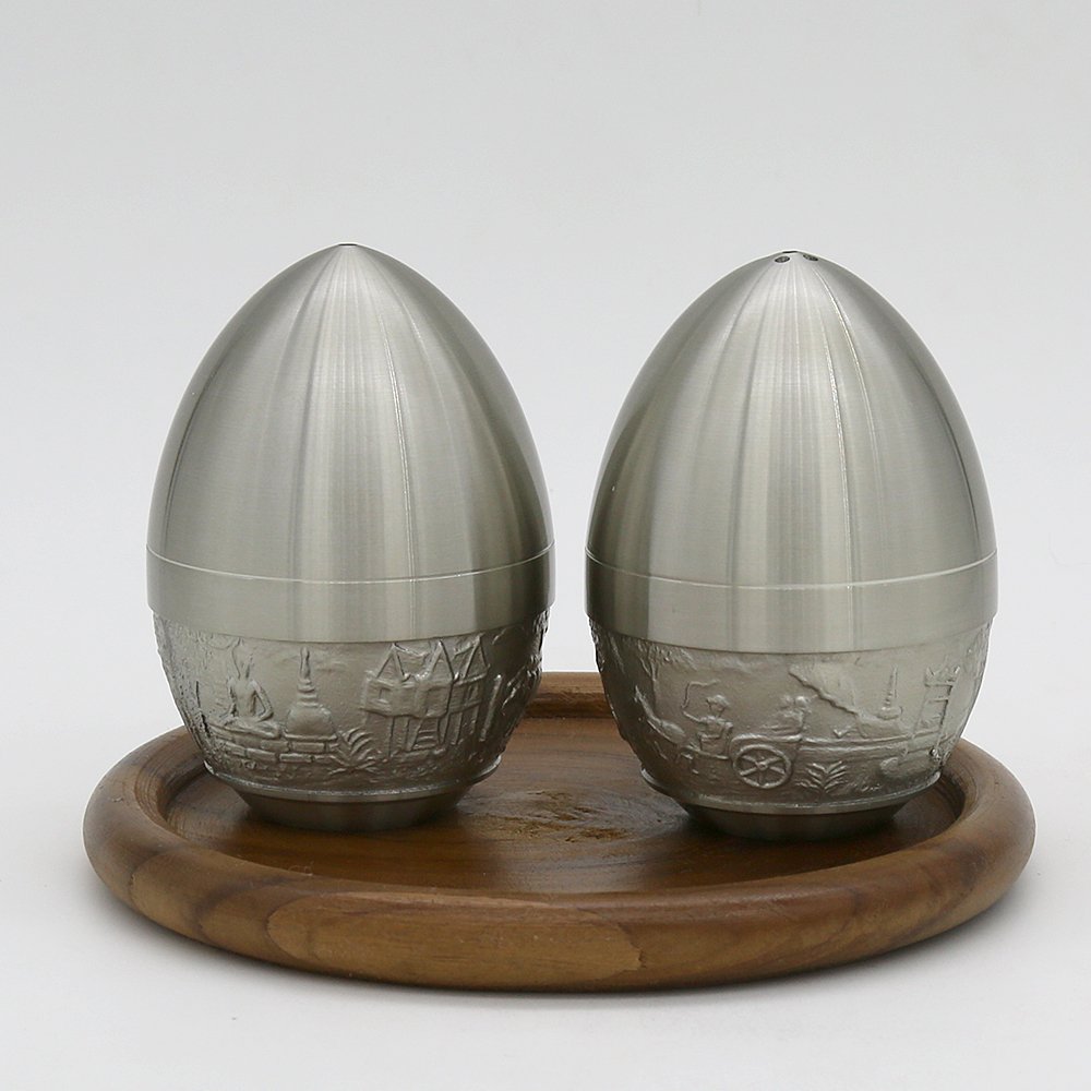 Amazon | Oriental Pewter 塩入れ胡椒入れ スズ97％以上(錫97%以上