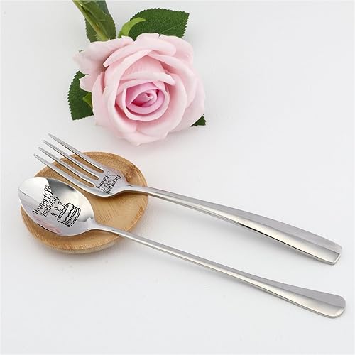 Miniatura 3 de Happy 19th Birthday Spoon&fork Gifts 19 Year Old Birthday Gift Ideas 19th Birthday Gifts for Girls Boys Daughter Son Brother Sister Friend