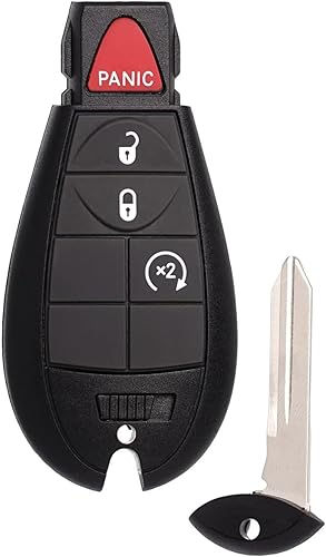 TOP-VIGOR Reemplazo de llavero remoto de entrada sin llave de 433 Mhz compatible con Jeep Cherokee 2014 2015 2016 2017 2018 2019 2020 2021 2022