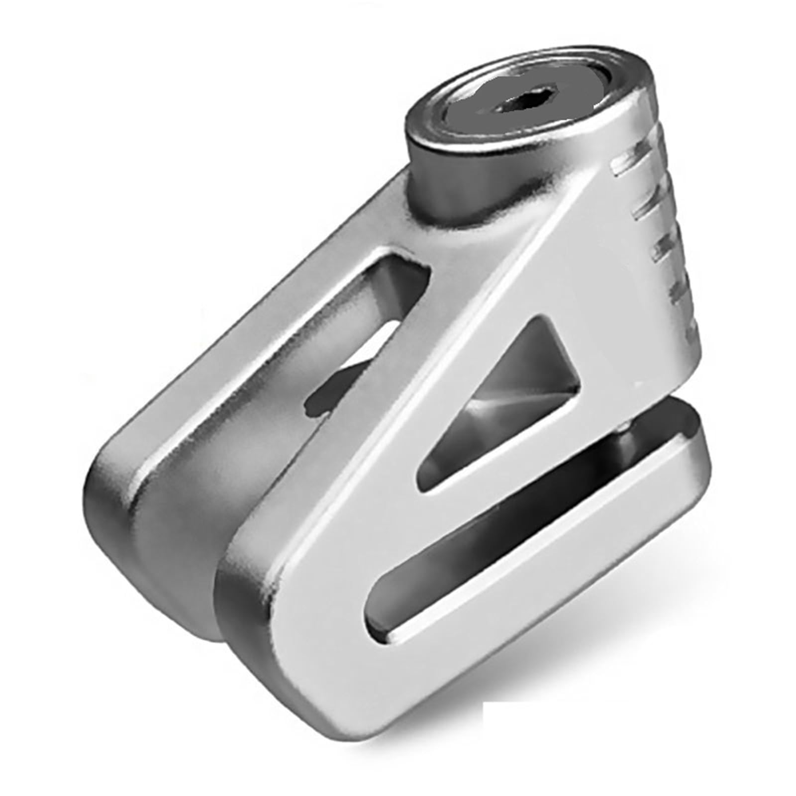 Hdrtcbu Silver Chain Lock Motorcycle Lock Scooter Disc Brake Motorbike Safety Anti-Theft Accessories Padlock Motorbike Lock(Silver)