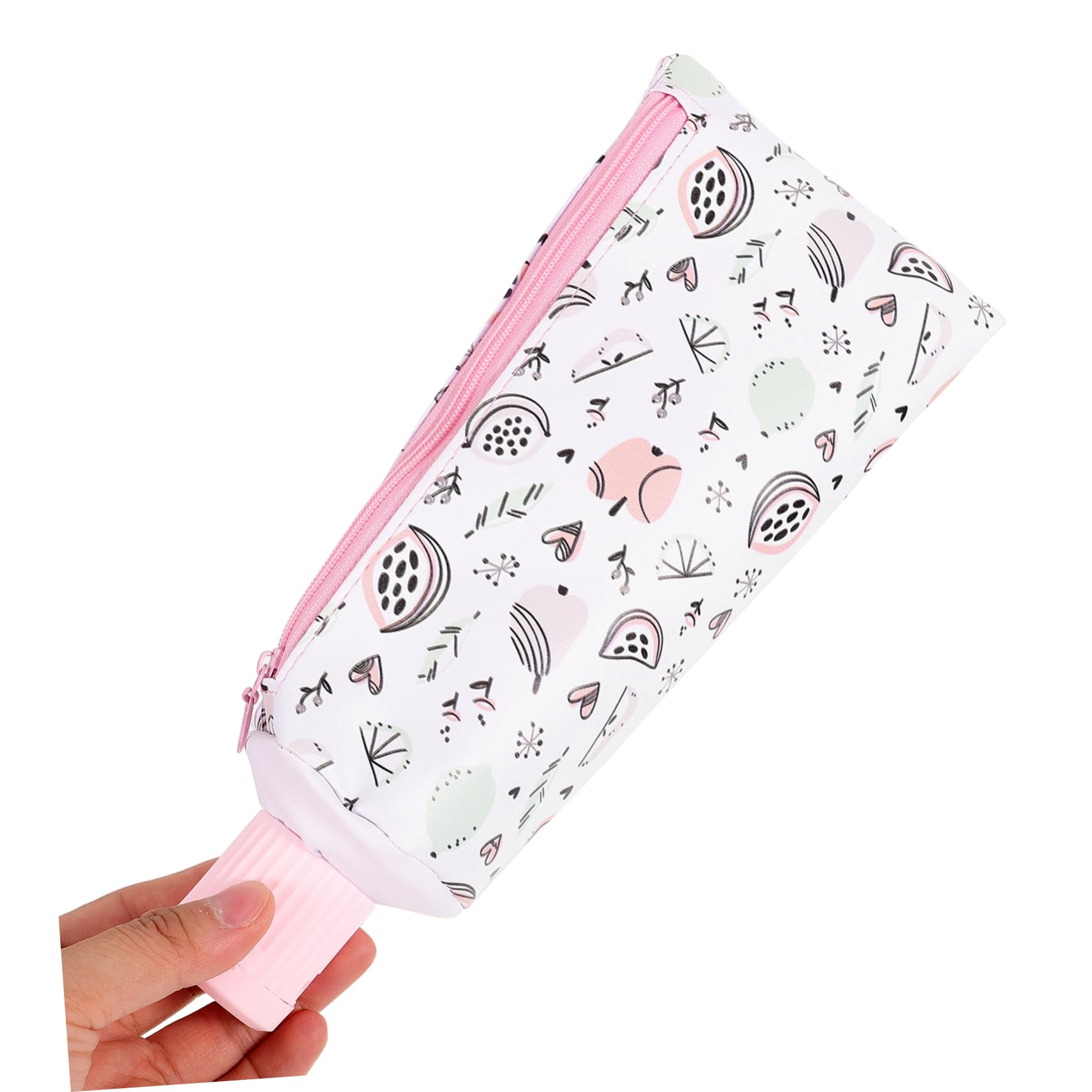 Angoily Trousse à Crayons Réutilisable Petite Trousse Forme de Dentifrice Sac de Rangement Pratique pour Stylos et Fournitures Scolaires