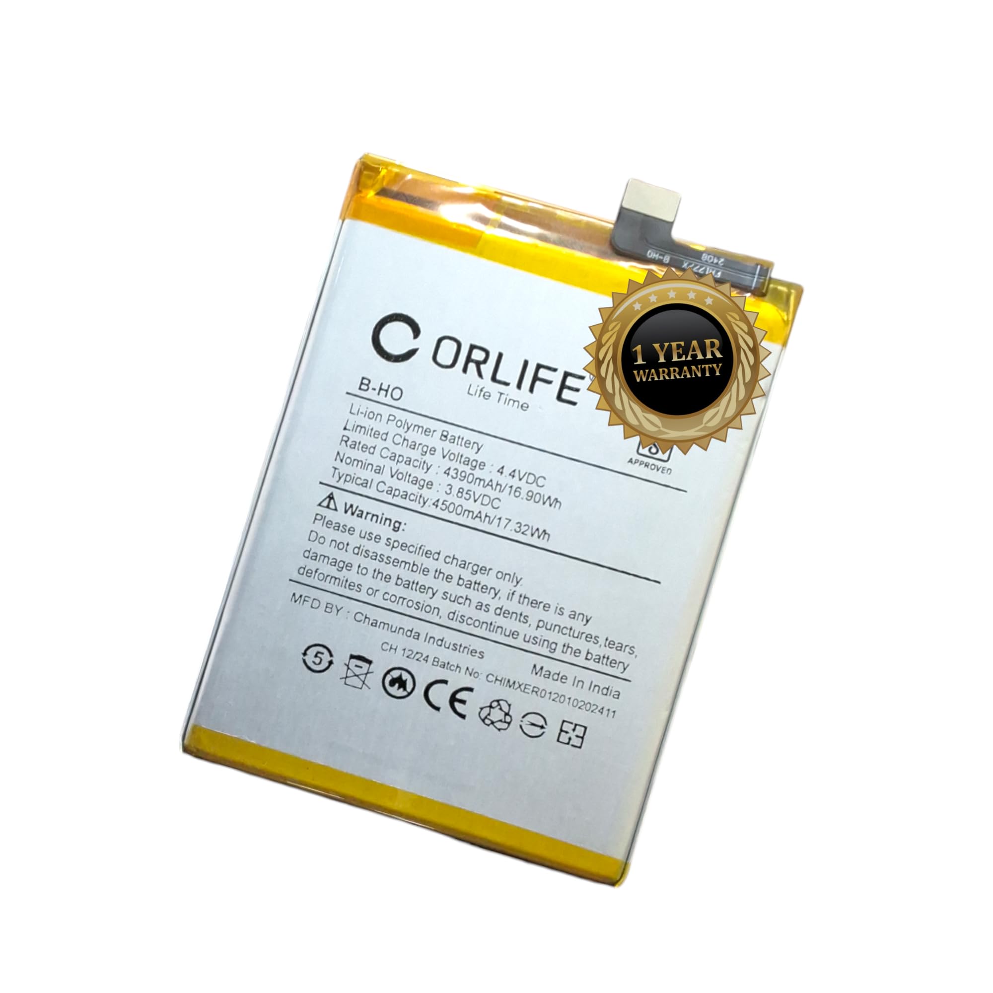 Orlife Original B-H0 Battery Compatible for Vivo S1, 1907, V1907, 1907, V1913A (4500mAh) with 1 Year Replacement Warranty (B0DG97JMH7) Amazon Price History, Amazon Price Tracker