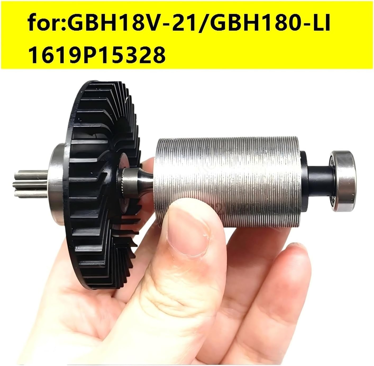 18V Armature Rotor Power Tool Accessories Electric Tools Part Stable Performance，（Compatible For BOSCH，for GBH18V-21 GBH180-LI 1619P15328）