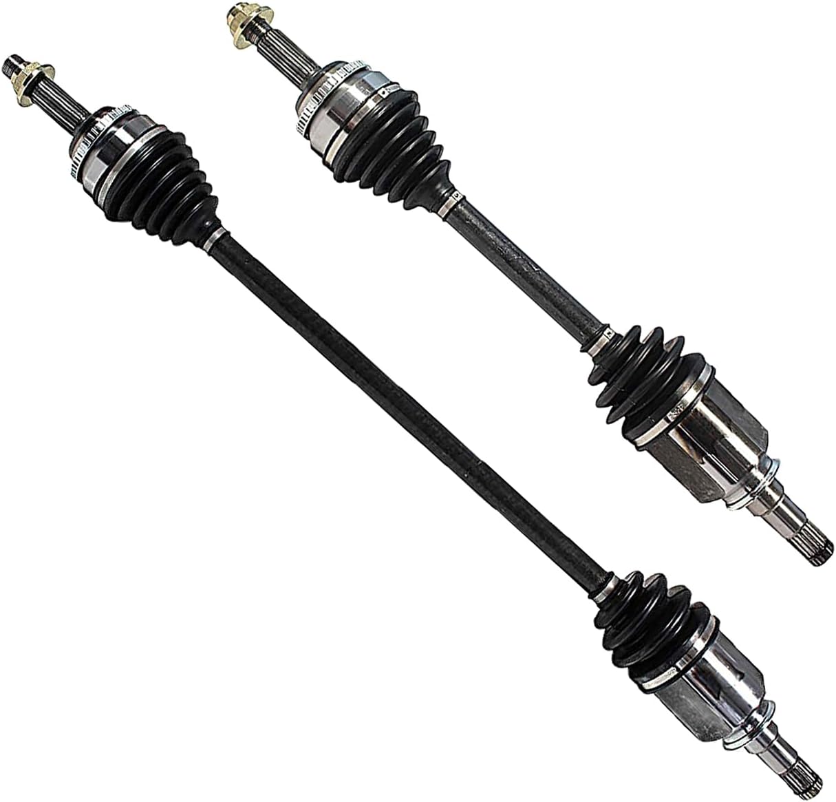 RYNCO CV Constant Velocity Drive Axle Shaft Front LH RH Pair Set of 2 Premium CV Axles Replacement Compatible with 2003 2004 2005 2006 2007 2008 Toyota Corolla 4-Door 1.8L Manual Trans