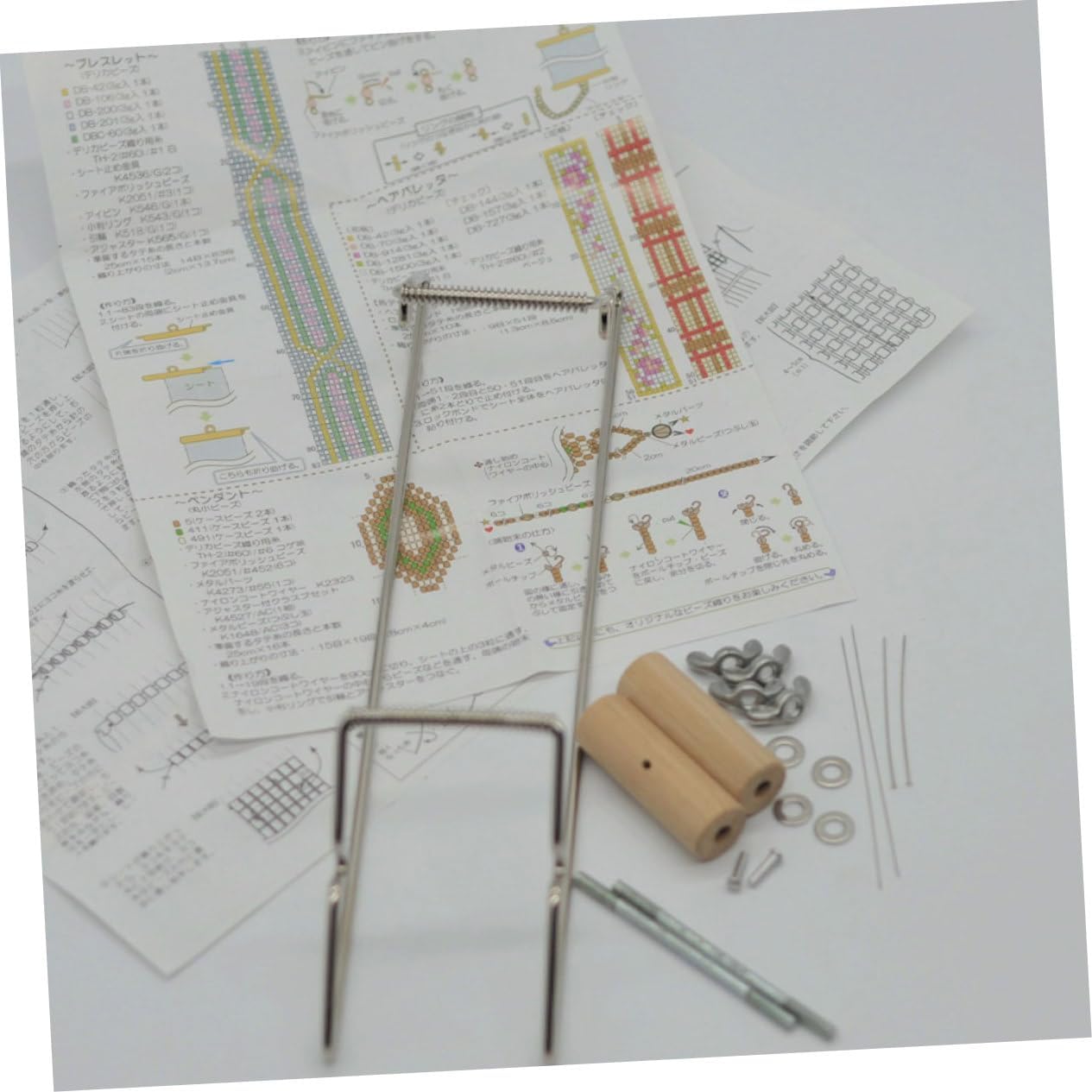 HOODANCOS Weaving Loom for Boys and Girls Bead Loom Kit for Making Bracelets Necklaces
