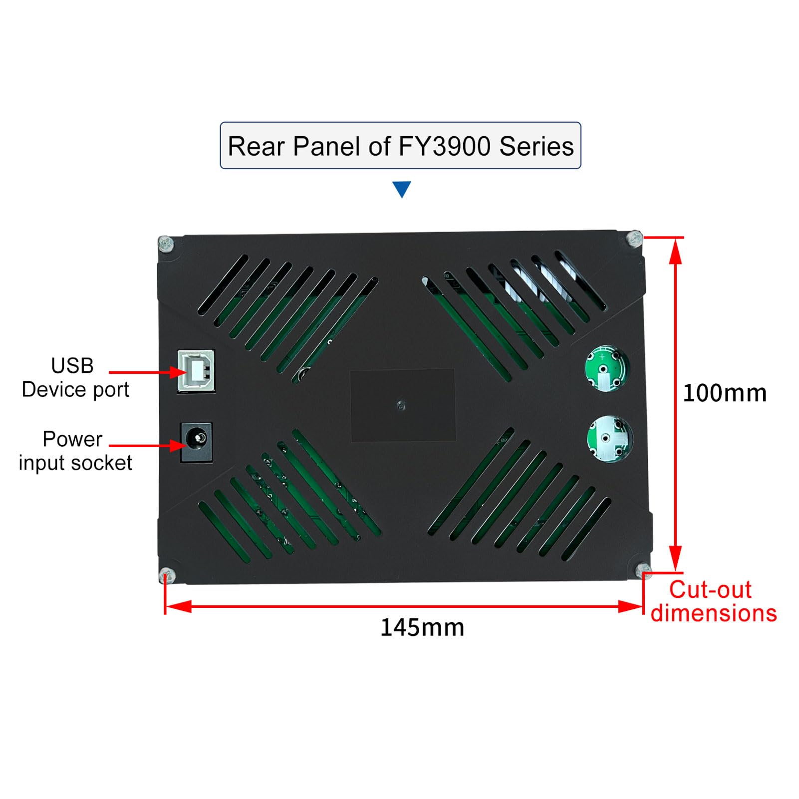 Generador de Señal de Doble Canal FY3900, Generador de Funciones de 30 MHz con 250 /s y Pantalla LCD TFT de 3,2 Pulgadas para Pruebas de Laboratorio (Enchufe de la UE)