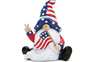Hodao 4th of July Patriotic Gnome