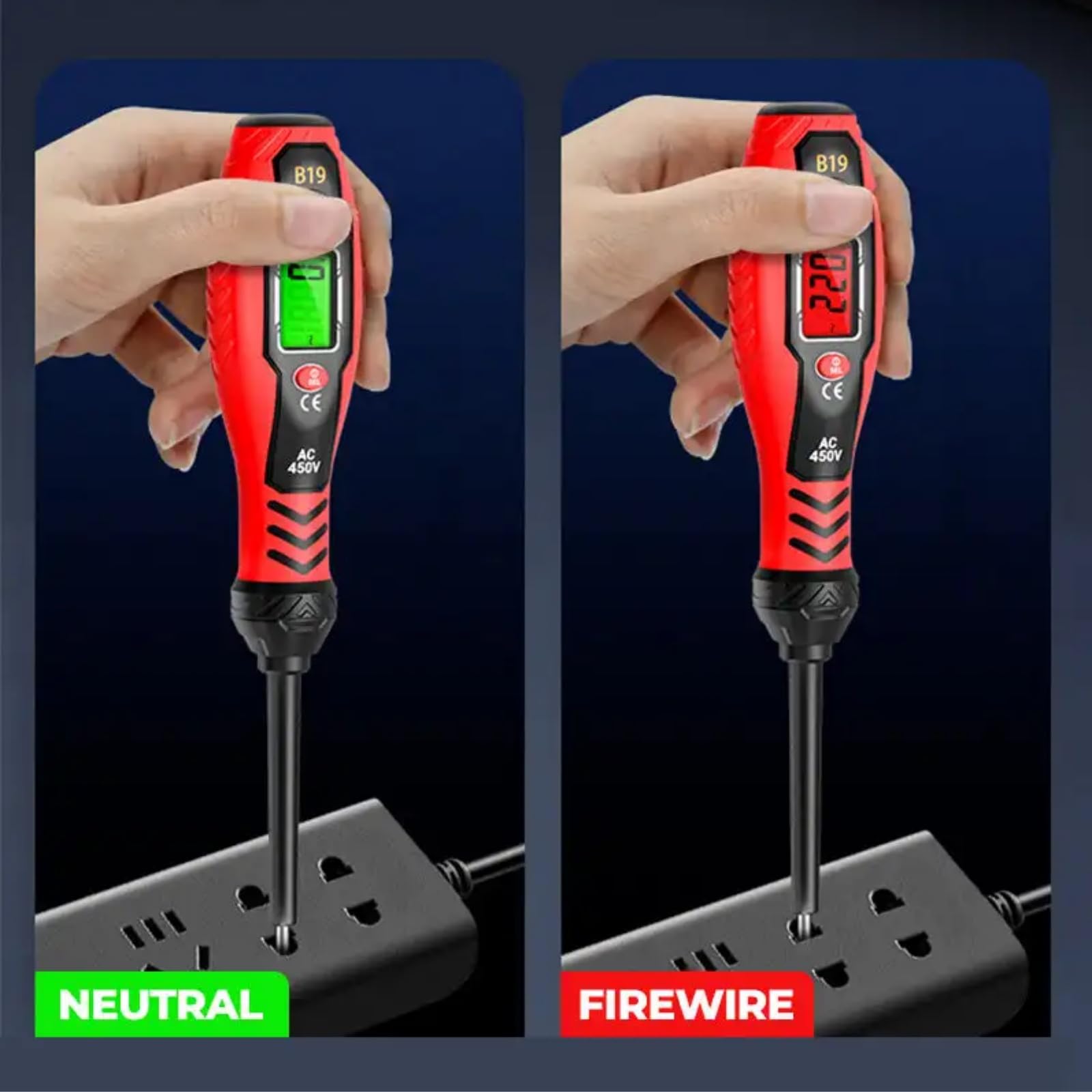 Intelligent Non-Contact Voltage Tester Pen & 2-In-1 Screwdriver Set - Image 2