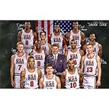 Monty Arts USA Dream Team Poster by Silk Printing # Size About (95cm x 60cm, 38inch x 24inch) # Unique Gift # 5662F6