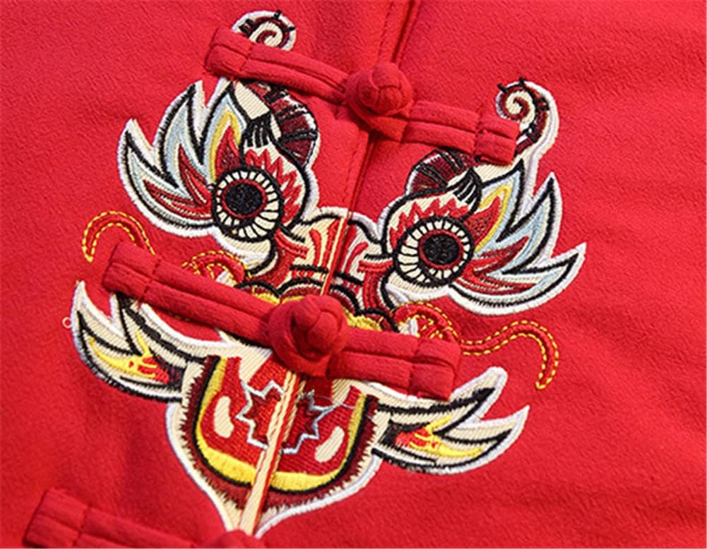 Mud Kingdom Little Boys Fleece Outfits Tang Suit Traditional Style - Image 4