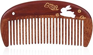 TAN MUJIANG Wooden Hair Comb for Woman Antistatic Scalp Massage 1pc