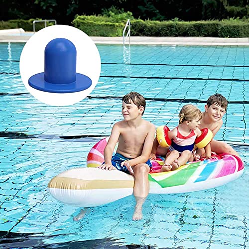 NT-ling Pool Plug Strainer Stopper,4Pcs Pool Wall Plug Replacement,Swimming Pool Filter Pump Strainer Hole Plug Stopper Pool Plugs,Pool Filter Pump Strainer Hole Plug Stoppers Pool Plug,Blue/Black - Image 3