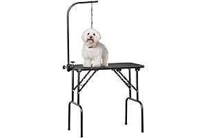 Yaheetech Adjustable Height Grooming Table for Dogs
