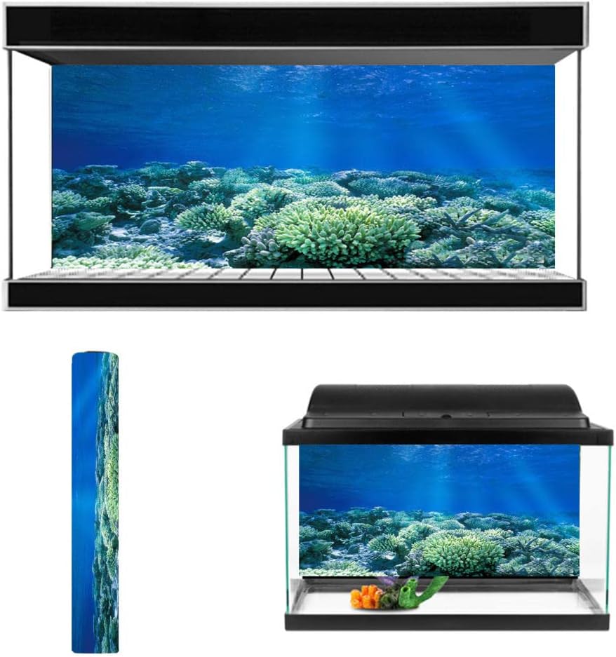 海洋水族館の背景の水中世界の芸術の絵画 水槽の背景の壁紙の装飾