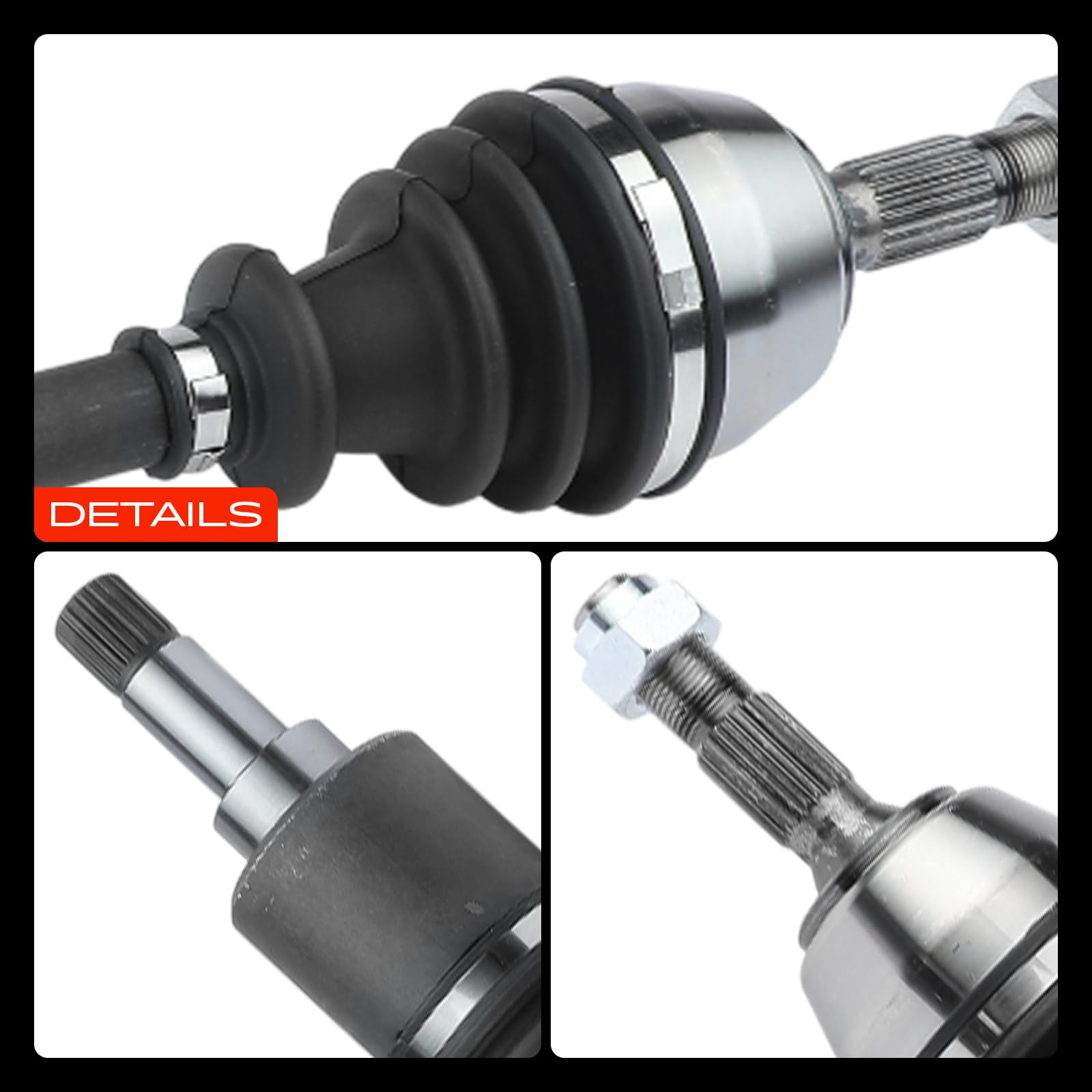 Frankberg Arbre de transmission MT sans bague ABS 210009