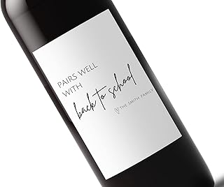 Back to School Wine Label | Gift From Student | Teacher Gift Wine | Champagne Bottle Label | Funny Gift for Teacher | Teacher Appreciation