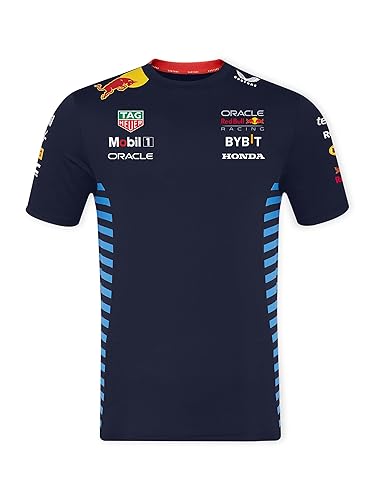 Castore Mens Red Bull Racing T-Shirt Mit Kurzen Ärmeln