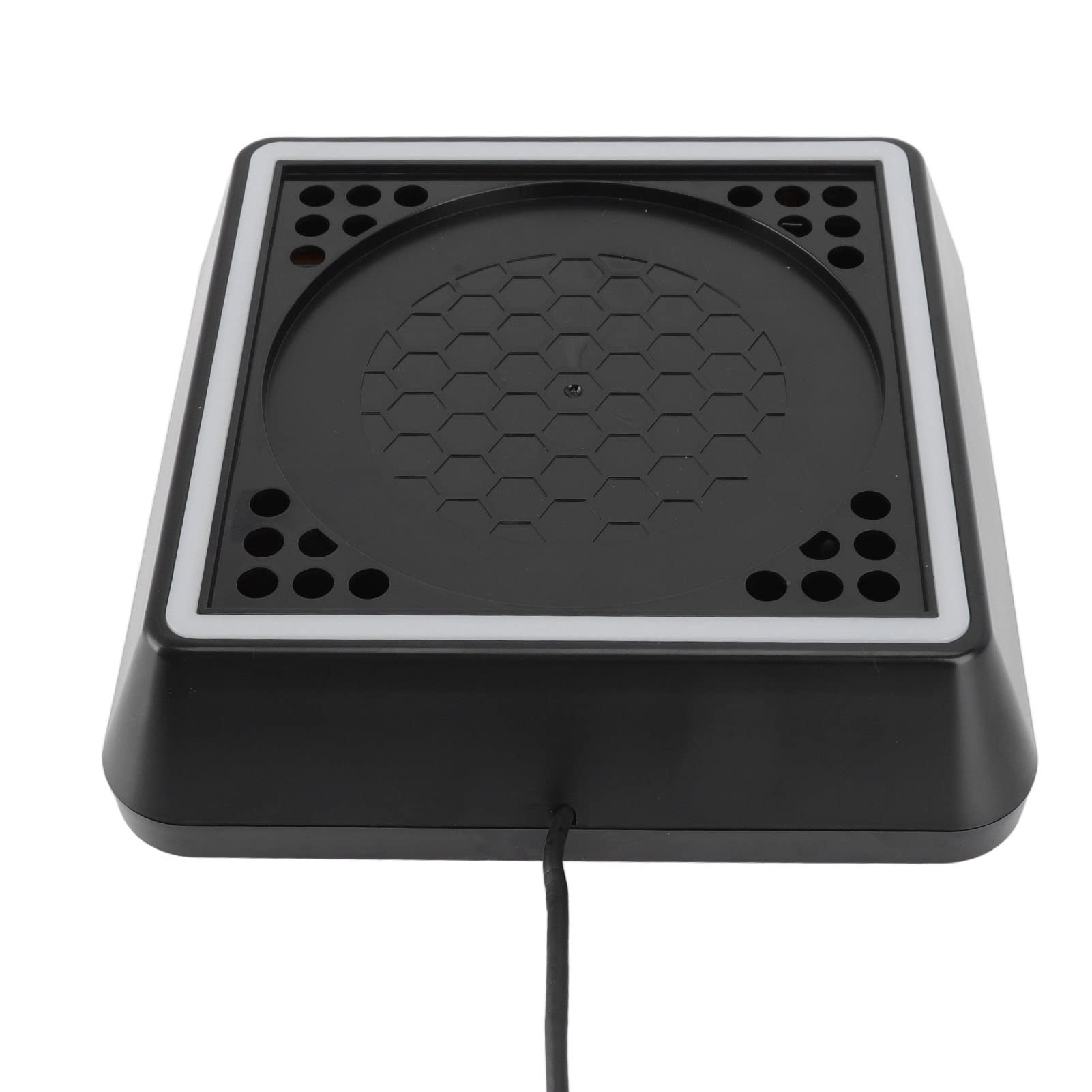 Ventilador de Refrigeración, de Refrigeración de la Consola, 3 Puertos USB 2.0, Velocidad Ajustable de los Ventiladores con Barra de Luz LED para Series X, Color Negro