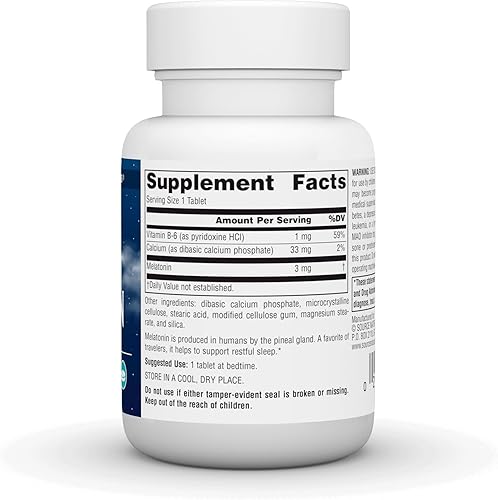 Miniatura 2 de Source Naturals Ciencia del sueño Melatonina, 3 mg - 120 Tabletas