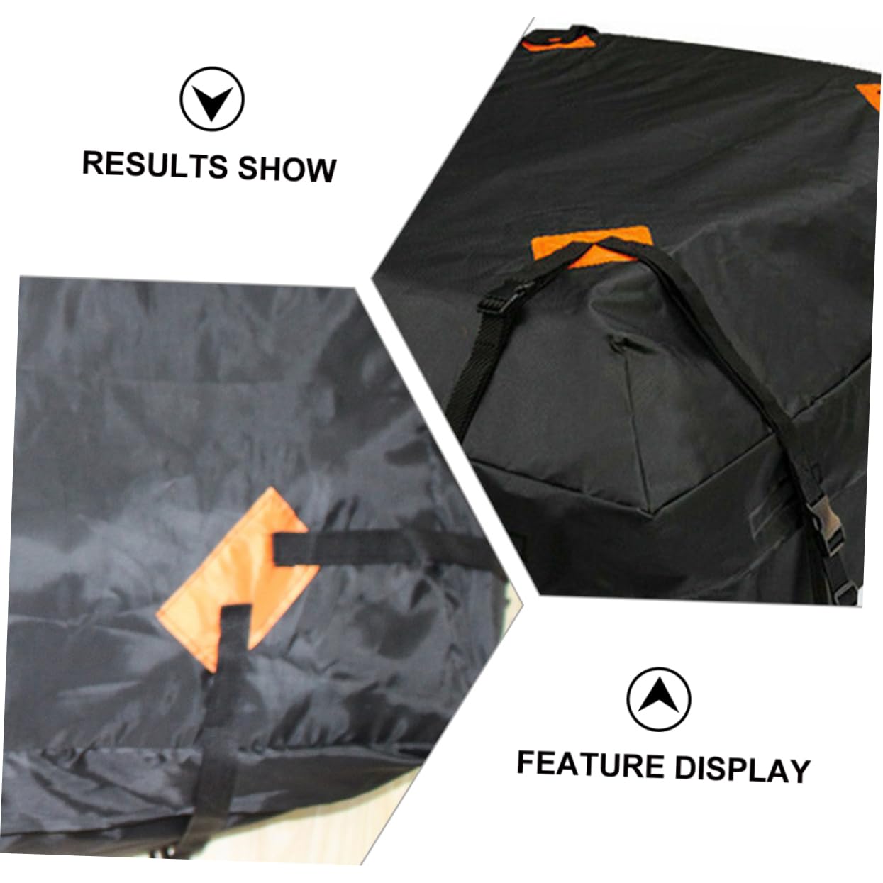 ABOOFAN Waterproof Cargo Carrier Roof Use 420d Oxford Large Capacity Easy to Fix Design