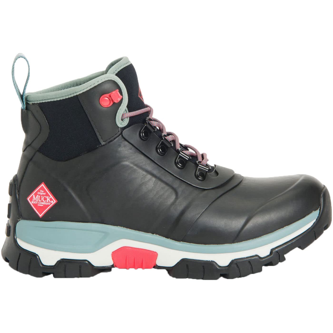 Muck Boots Women's Apex Performance Waterproof Ankle Boots, Black, 7