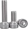 Socket plate screws,Hexagon Head Screws,304 Stainless Steel fine Threads Hexagon Screw, M6M8M10M12 * X0 75X1 0x1 25x1 5, Long Bolt-8 * 1.0 * 50(2pcs) (Color : 8 * 1.0 * 50(2pcs)) ( Color : 10*1.0*20(2