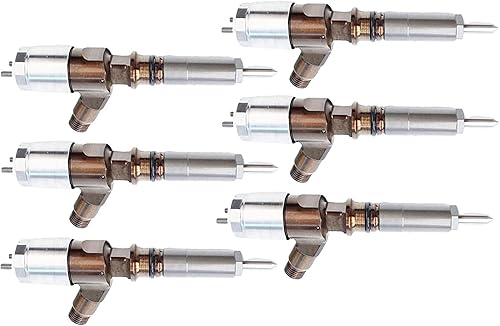 Nayuank 6X Fuel Injector 3200690 Compatible with Caterpillar CAT Perkins C6.6 Engine