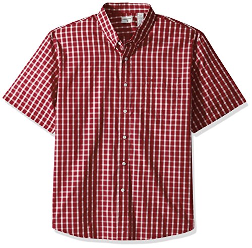 Dockers Men's Solid Woven Short-Sleeve Shirt