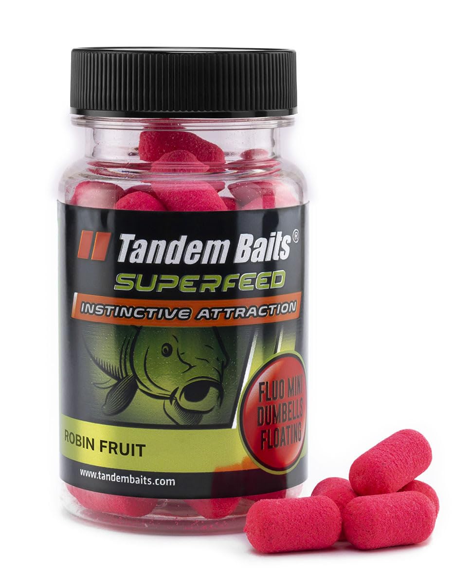 Tandem Baits Carp Fishing Food Pop Ups Fluo Mini Dumbells Floating Robin Fruit