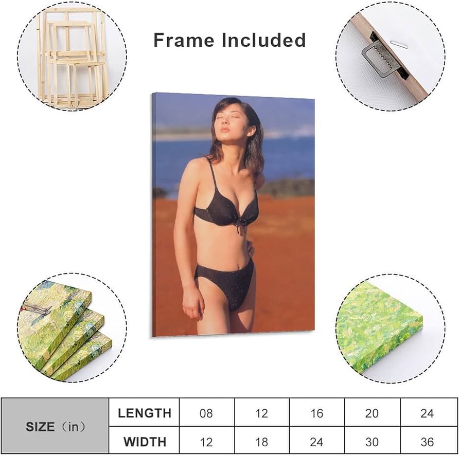 Amazon.co.jp: 伊東美咲水着セクシー写真絵画ポスター 壁飾り