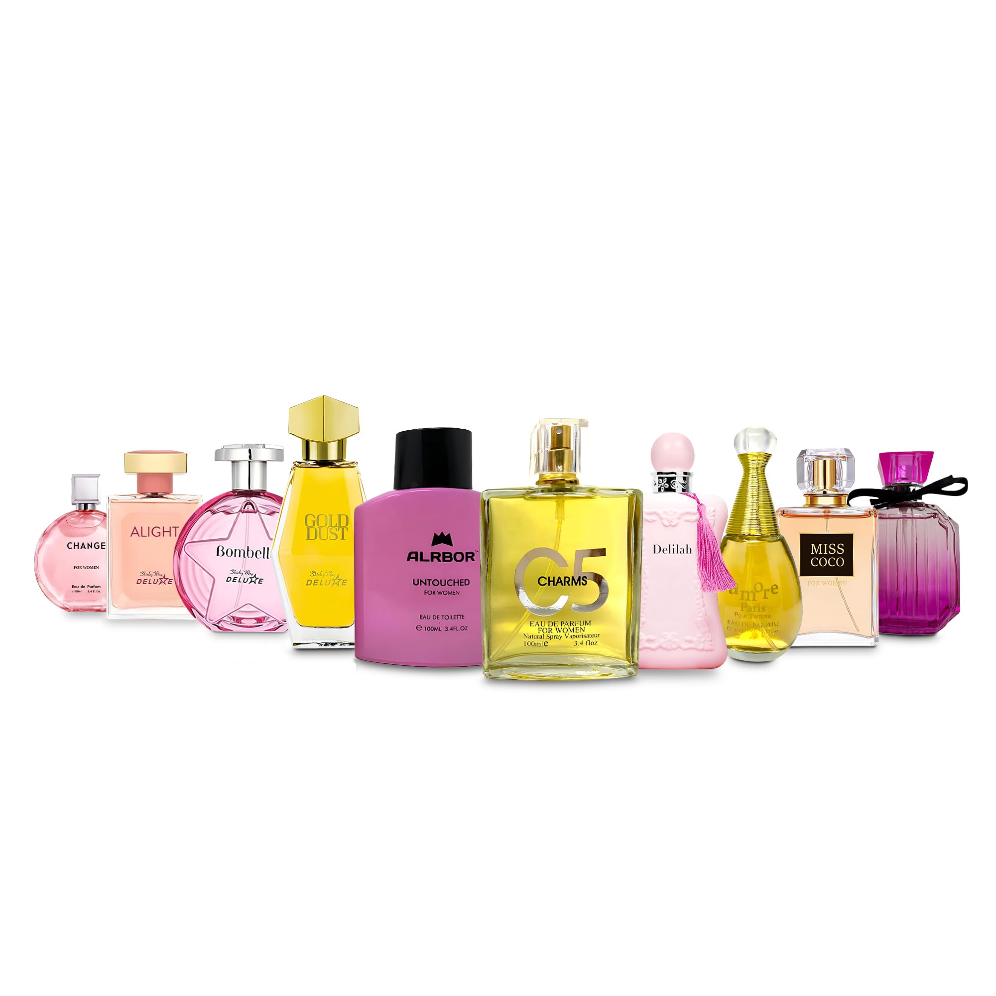 AFLUXE Women Perfume Surprised Random 3PCS Scent Body Spray Eau de Parfume Long Lasting Fresh Eau de Toliette for Women 3.4 Fl Oz Each Dily Used