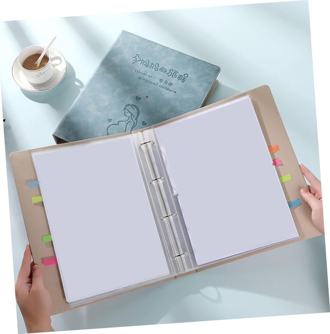 YARNOW Pregnancy Journal Keepsake Book for Moms Maternity Memories Organizer for Expecting Mothers Format Charming Retro Design
